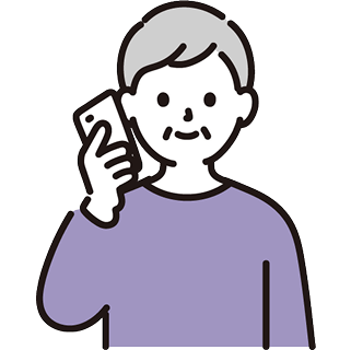 電話する人のアイコン