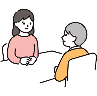 話をするイラスト